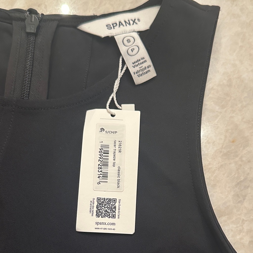 SPANX Classic Black Sleeveless Top